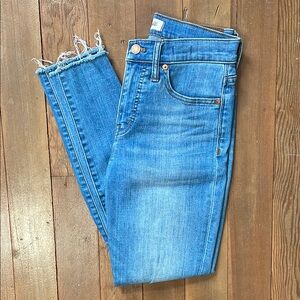 Madewell skinny crop jeans 26